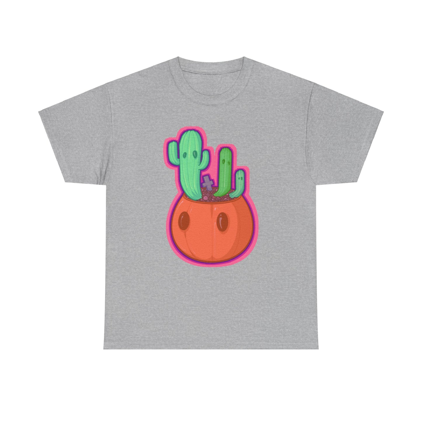Spooky Succulent Unisex Heavy Cotton Tee