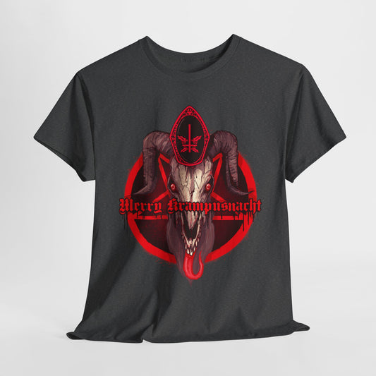 Merry Krampusnacht Unisex Heavy Cotton Tee