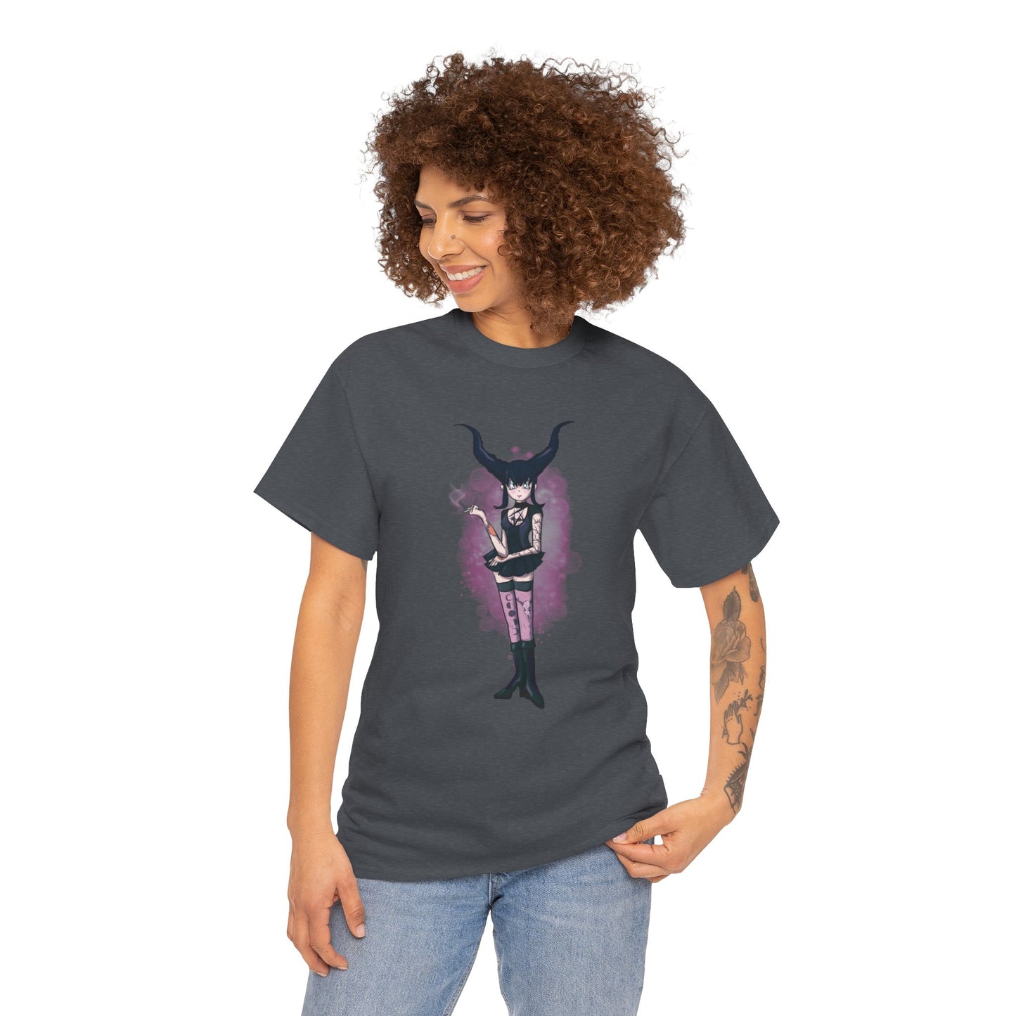 Gothic Moon Unisex Heavy Cotton Tee