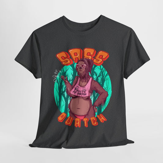 Sass Quatch Unisex Heavy Cotton Tee