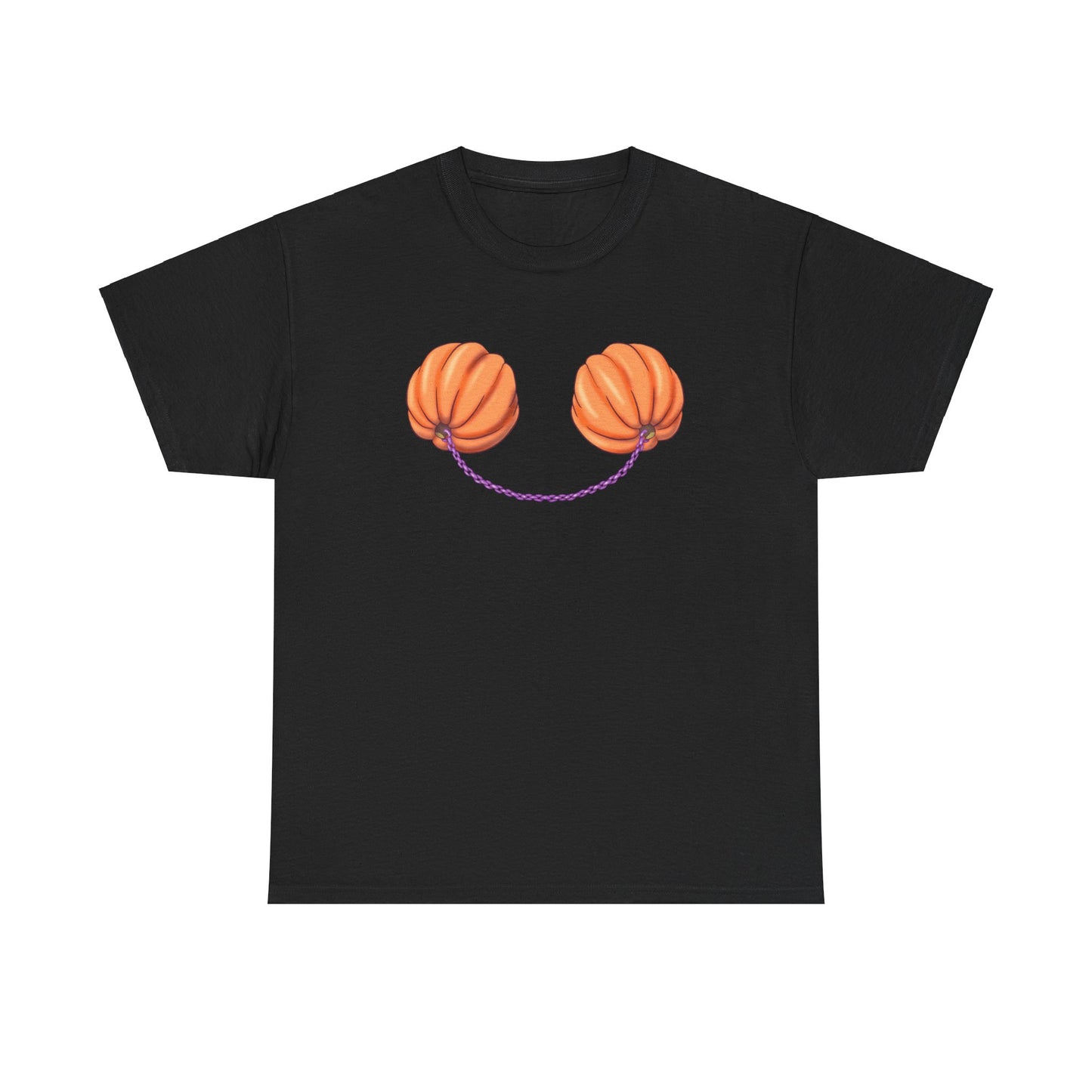 Pumpkin Tits Unisex Heavy Cotton Tee