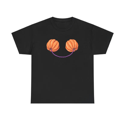 Pumpkin Tits Unisex Heavy Cotton Tee