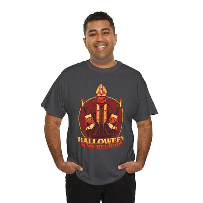 Halloween Is My Religion Unisex Heavy Cotton Tee