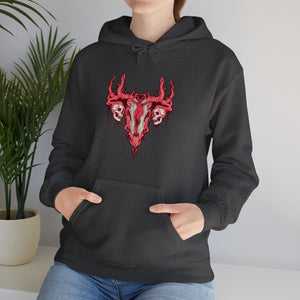 Uterus From Hell Unisex Heavy Blend Hooded Sweatshirt