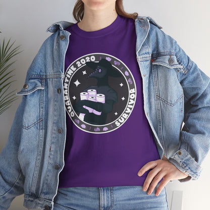 Quarantine 2020 Survivor Unisex Heavy Cotton Tee
