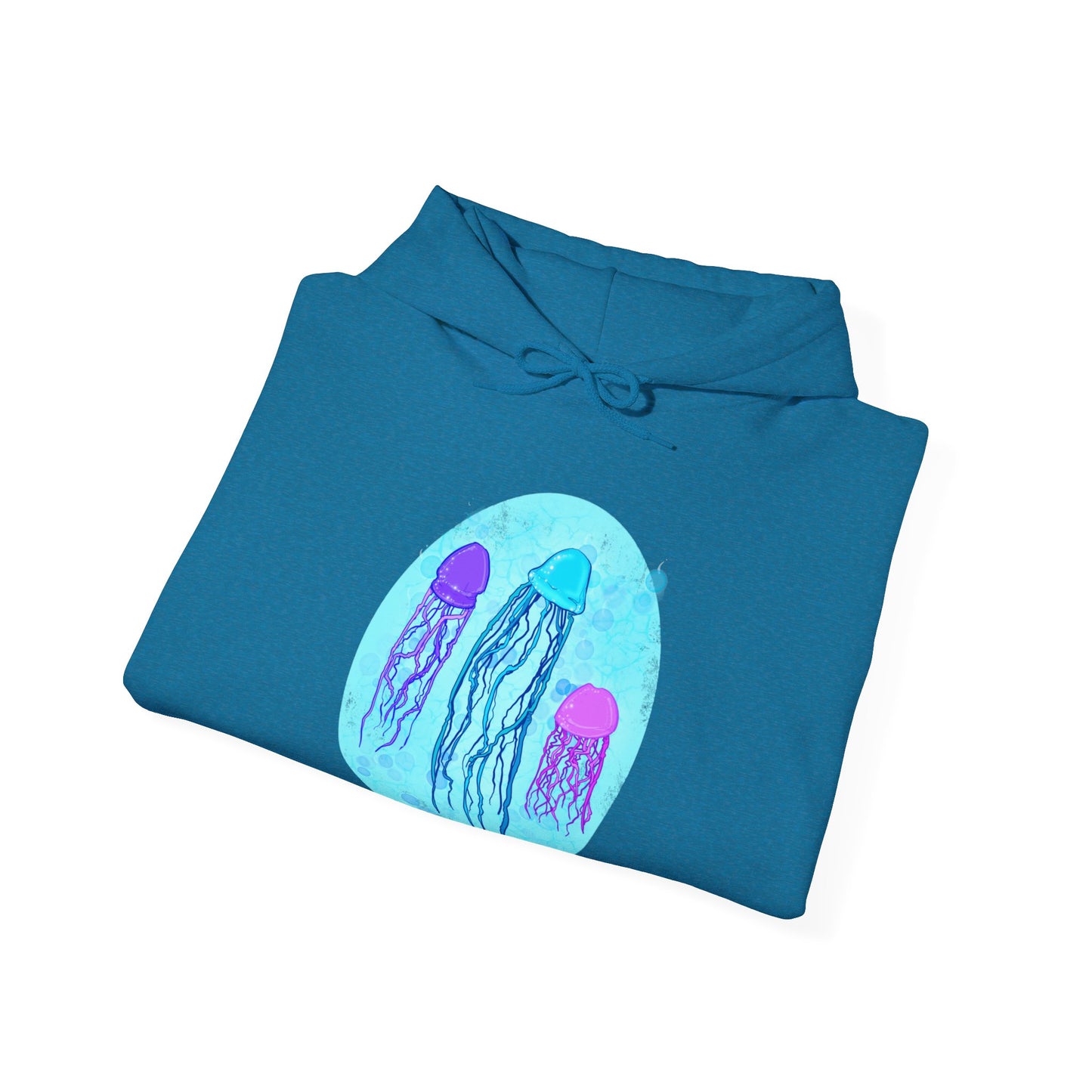 Jellyfish Varieties Unisex Heavy Blend Hooded Sweatshirt
