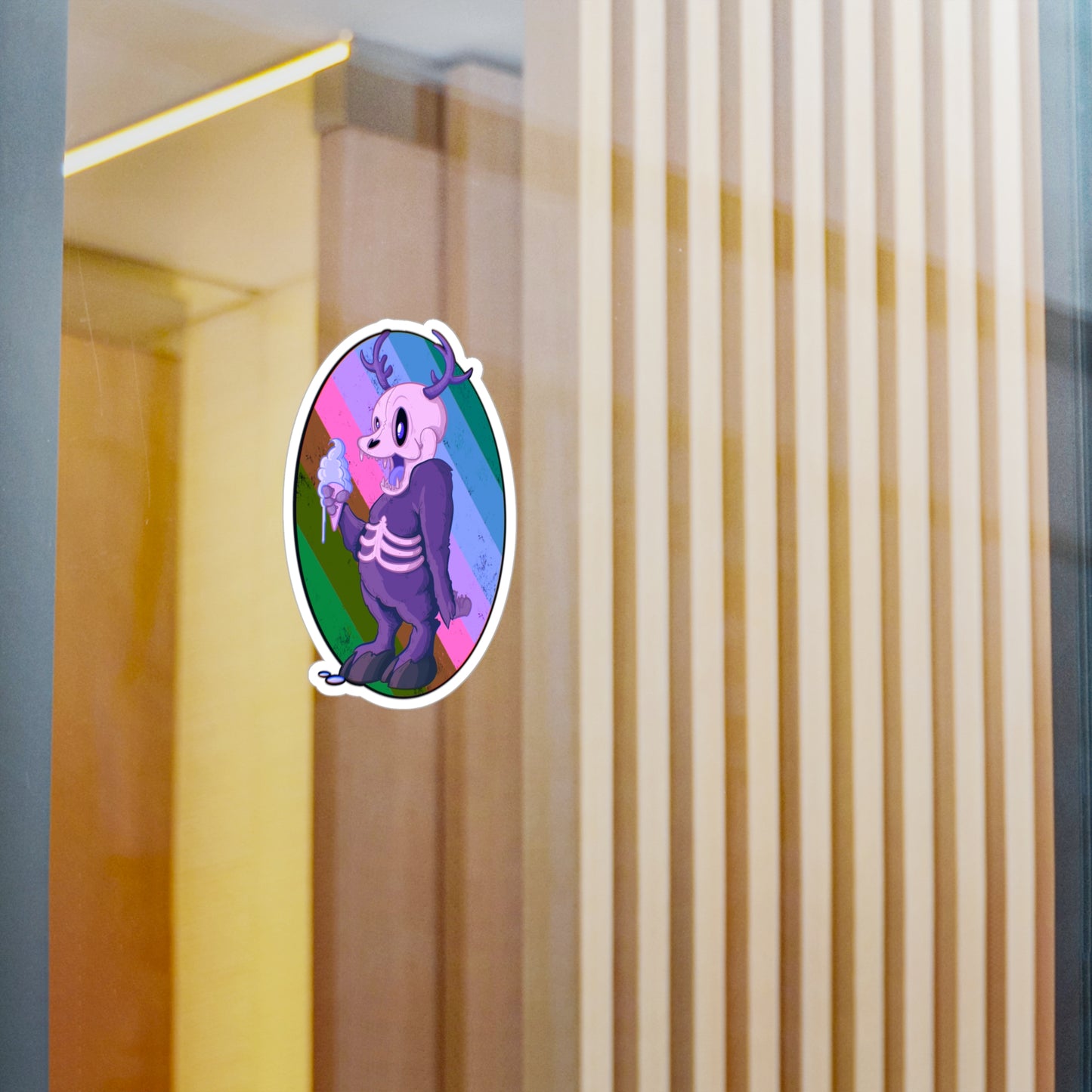 Monster Ice Cream Kiss-Cut Vinyl Decal