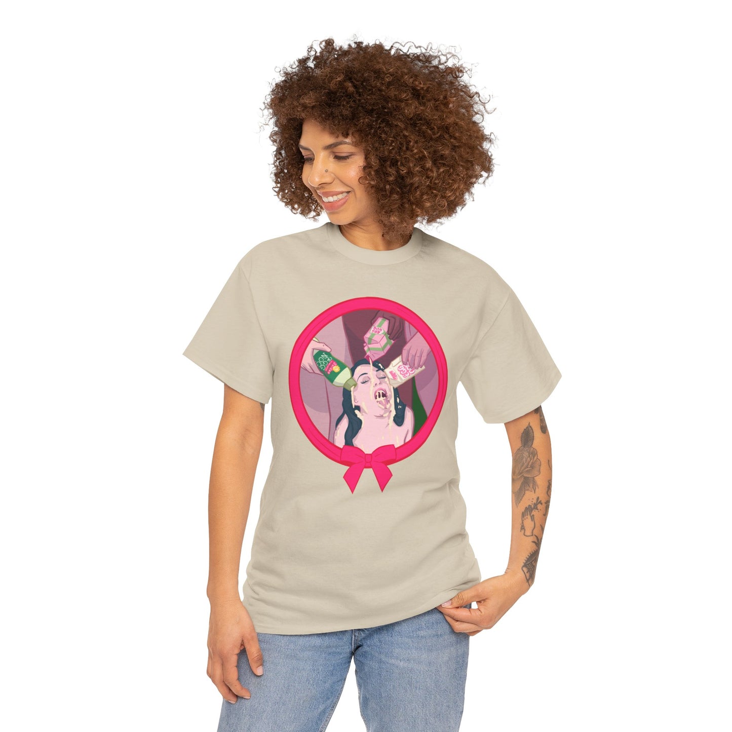 Cum All Ye Facial Unisex Heavy Cotton Tee