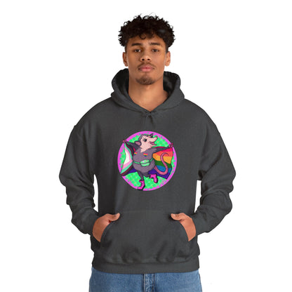 Pride Opossum Unisex Heavy Blend Hooded Sweatshirt