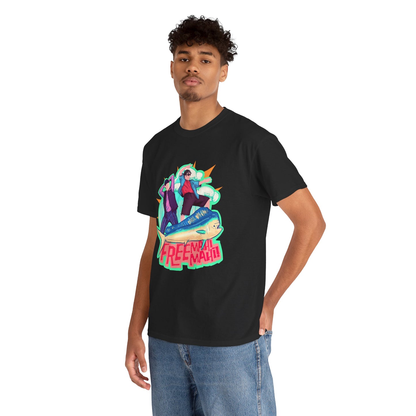 Free Mahi Mahi Unisex Heavy Cotton Tee