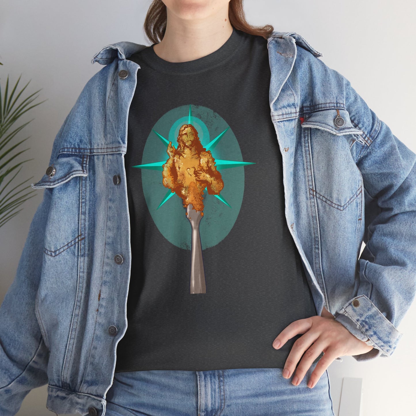 He Is Resin Unisex Heavy Cotton Tee