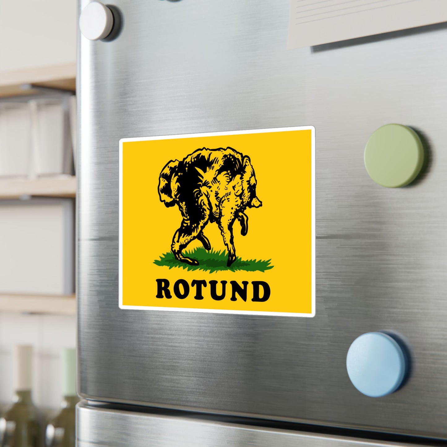 Rotund Jimothy Kiss-Cut Vinyl Decal