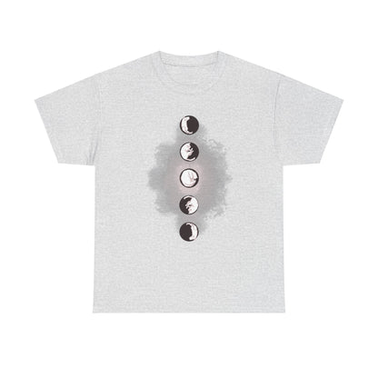 Cat Phases Unisex Heavy Cotton Tee