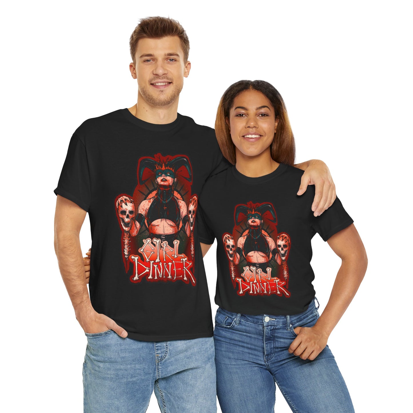 Girl Dinner Unisex Heavy Cotton Tee