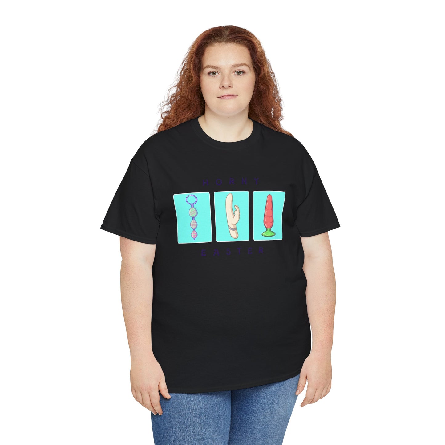 Horny Easter Unisex Heavy Cotton Tee