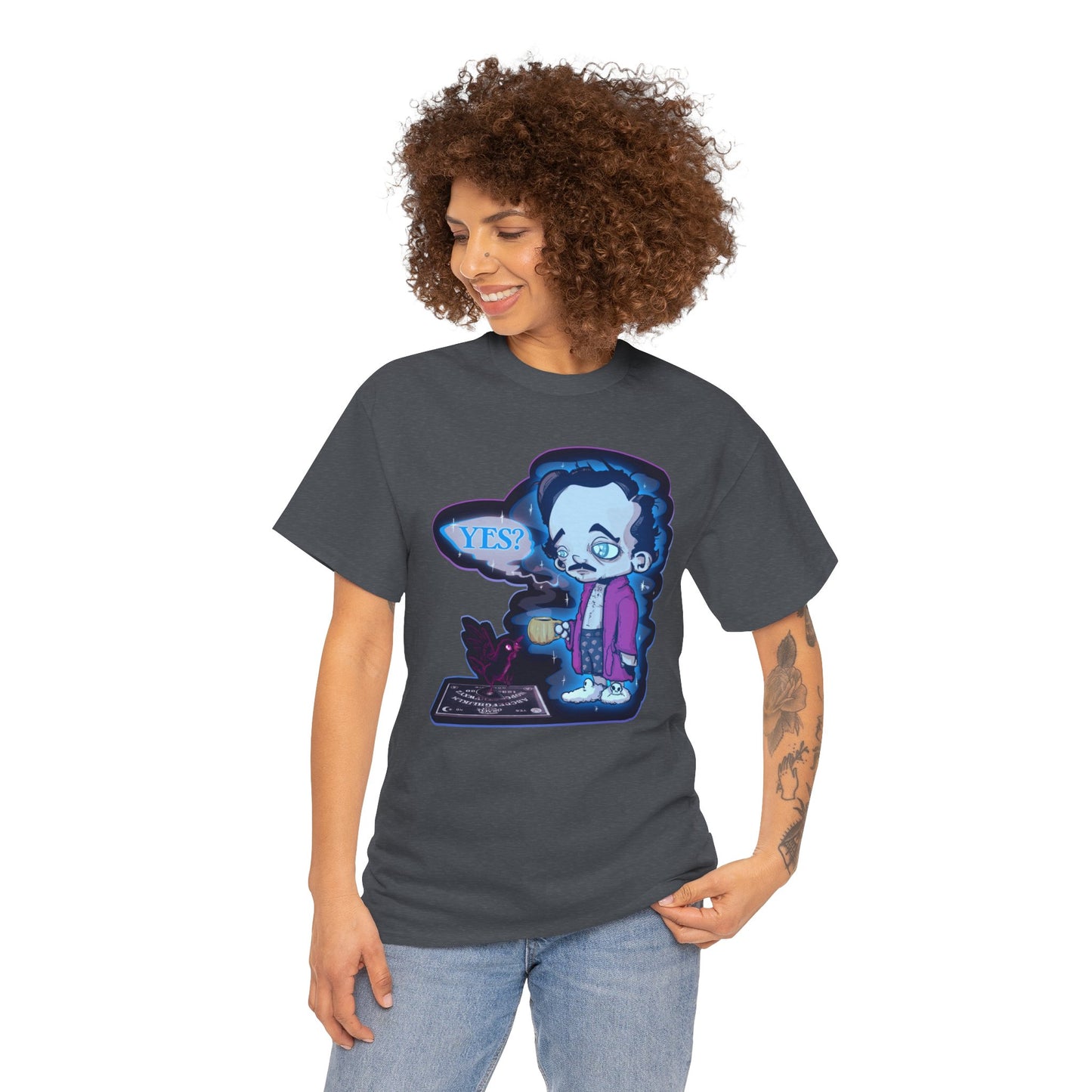 Edgar Allan Ghost Unisex Heavy Cotton Tee
