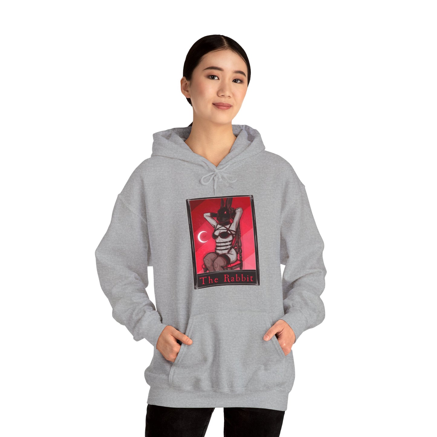 The Rabbit Tarot Unisex Heavy Blend Hooded Sweatshirt