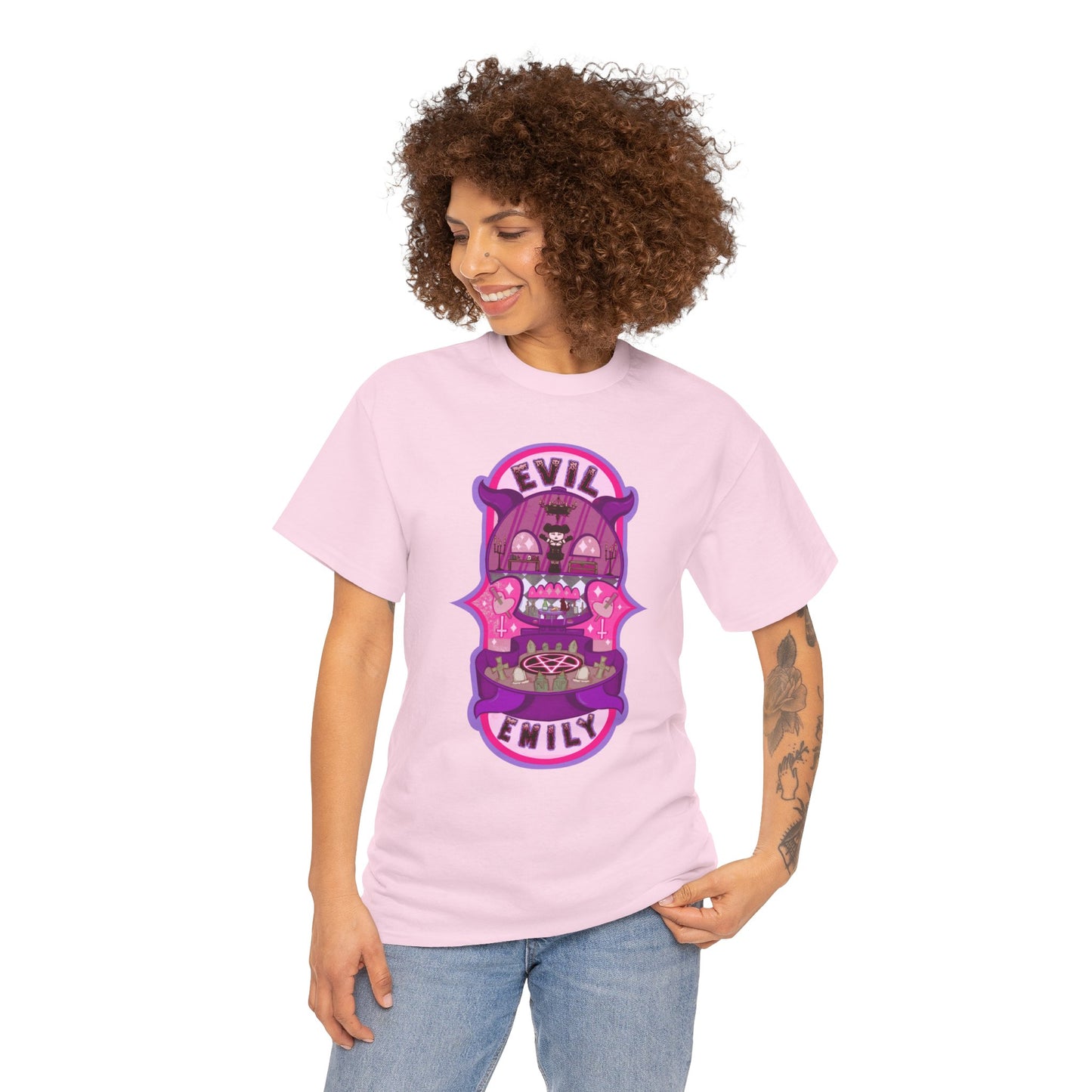 Evil Emily Unisex Heavy Cotton Tee