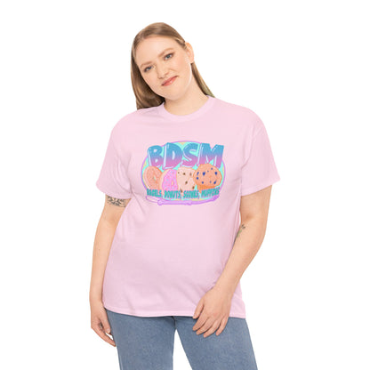 Bagels Donuts Scones Muffins Unisex Heavy Cotton Tee