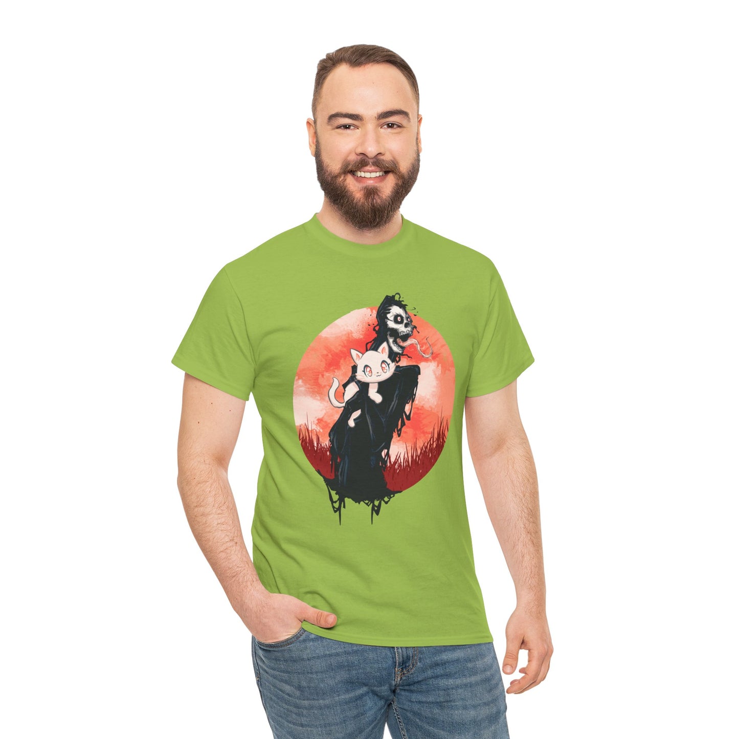 Cat Person Unisex Heavy Cotton Tee