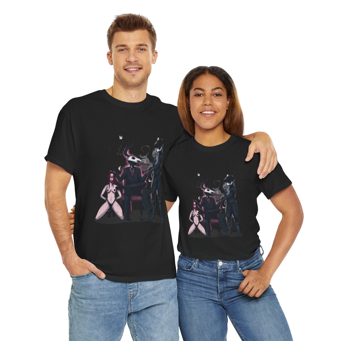 Deer Daddy / Nocturnal Unisex Heavy Cotton Tee