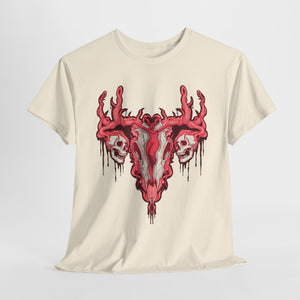 Uterus From Hell Unisex Heavy Cotton Tee