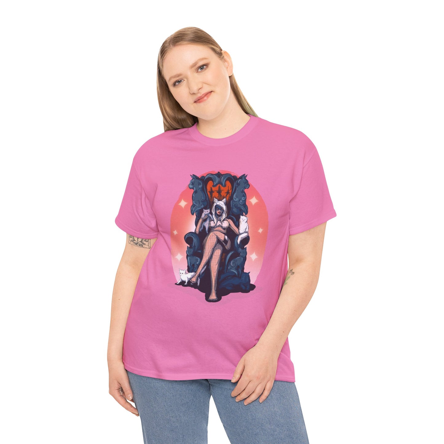 Kitty Queen Unisex Heavy Cotton Tee