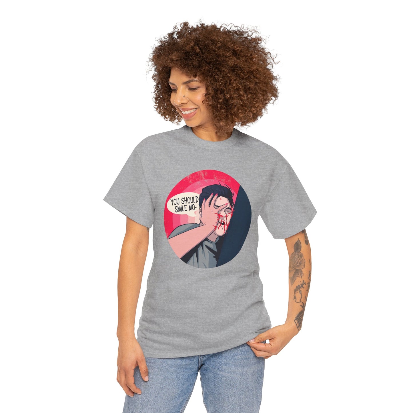 Smile Unisex Heavy Cotton Tee