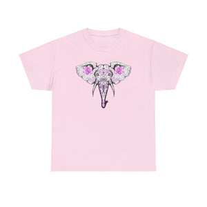 Sugar Skull Elephant Unisex Heavy Cotton Tee