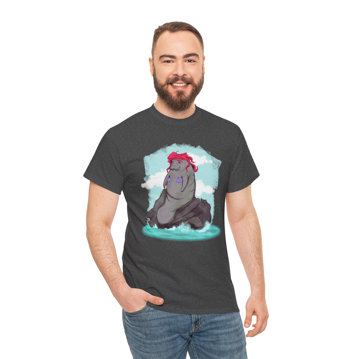 The Big Manatee Unisex Heavy Cotton Tee