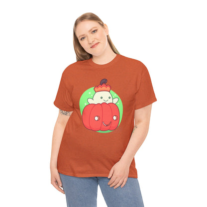 Pumpkin Ghost Unisex Heavy Cotton Tee