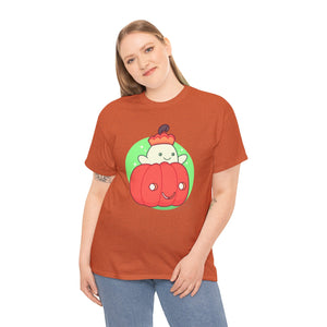 Pumpkin Ghost Unisex Heavy Cotton Tee