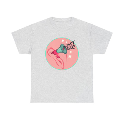Right Here Unisex Heavy Cotton Tee