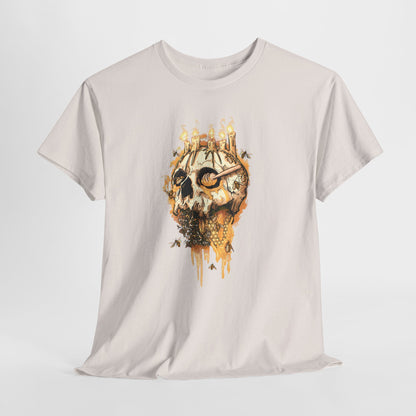Elemental Skull Honeycore Unisex Heavy Cotton Tee