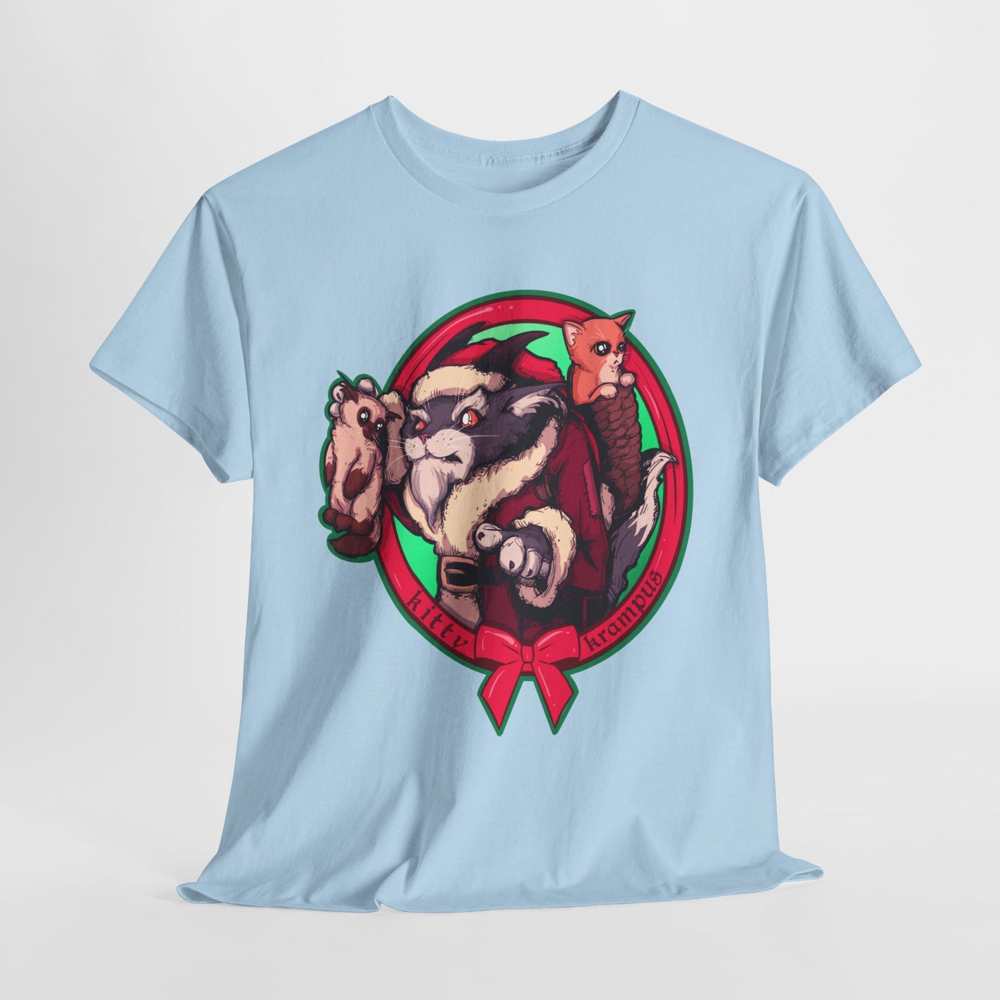 Kitty Krampus Unisex Heavy Cotton Tee