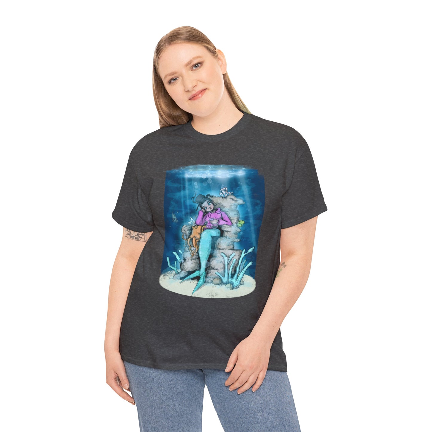 Mermaid Life Unisex Heavy Cotton Tee