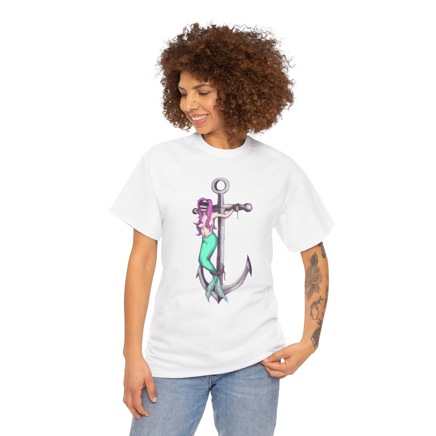 Bad Mermaid 2 Unisex Heavy Cotton Tee