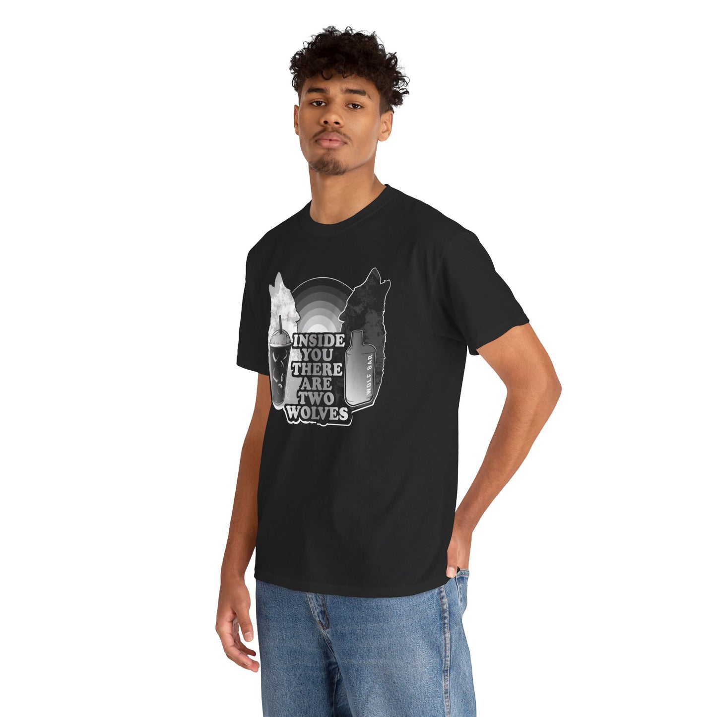 Two Wolves Unisex Heavy Cotton Tee