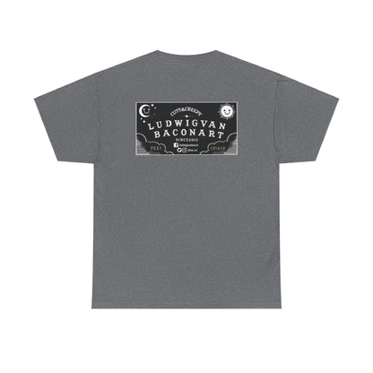 LVB Art Black & White Planchette Unisex Heavy Cotton Tee