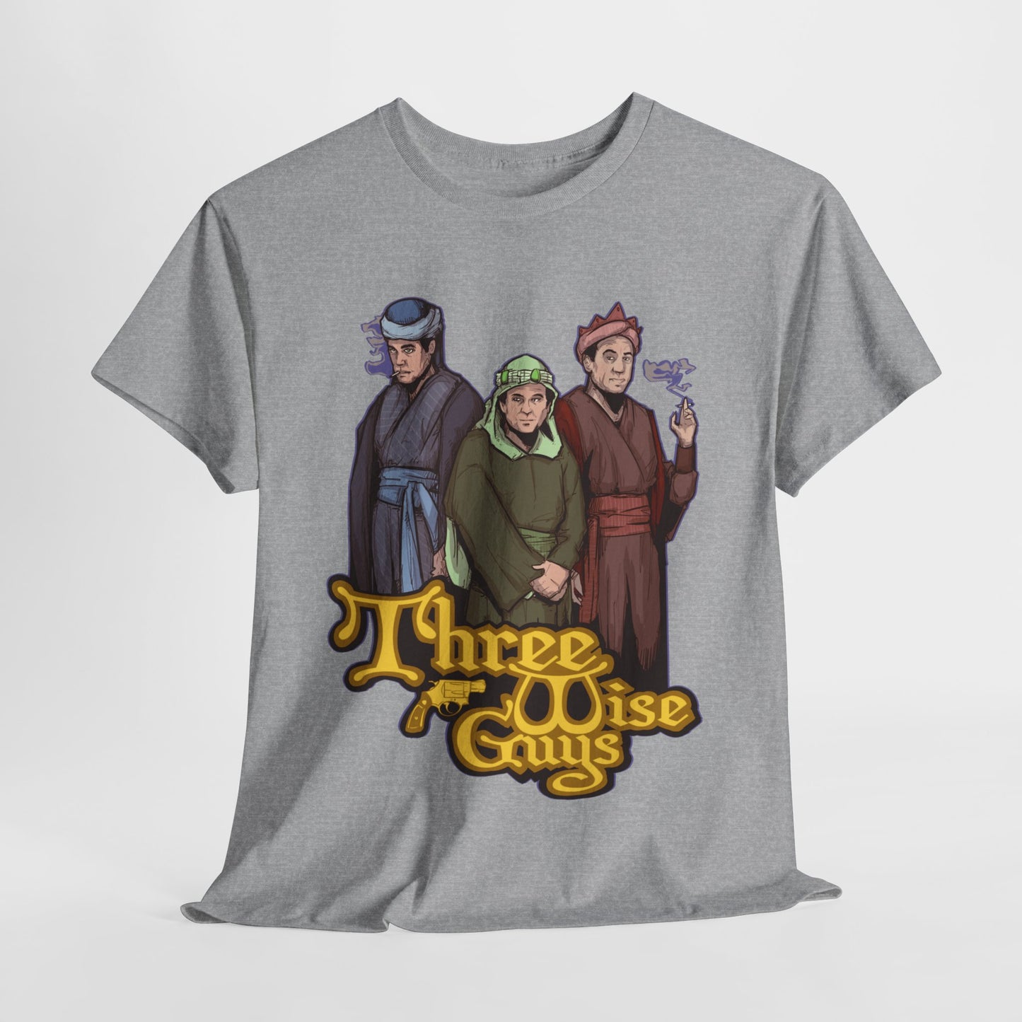 Three Wise Guys Unisex Heavy Cotton Tee