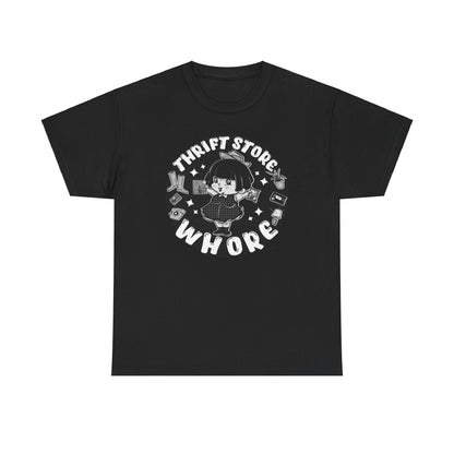 Thrift Store Whore Unisex Heavy Cotton Tee