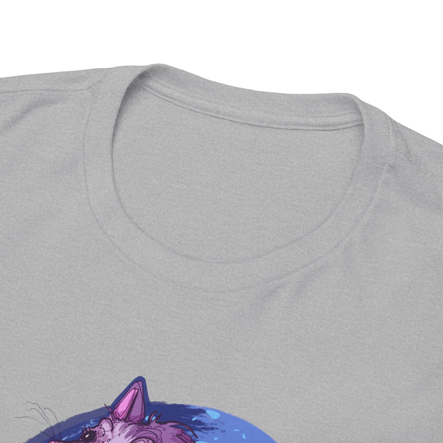 Mermaid Opossum Unisex Heavy Cotton Tee