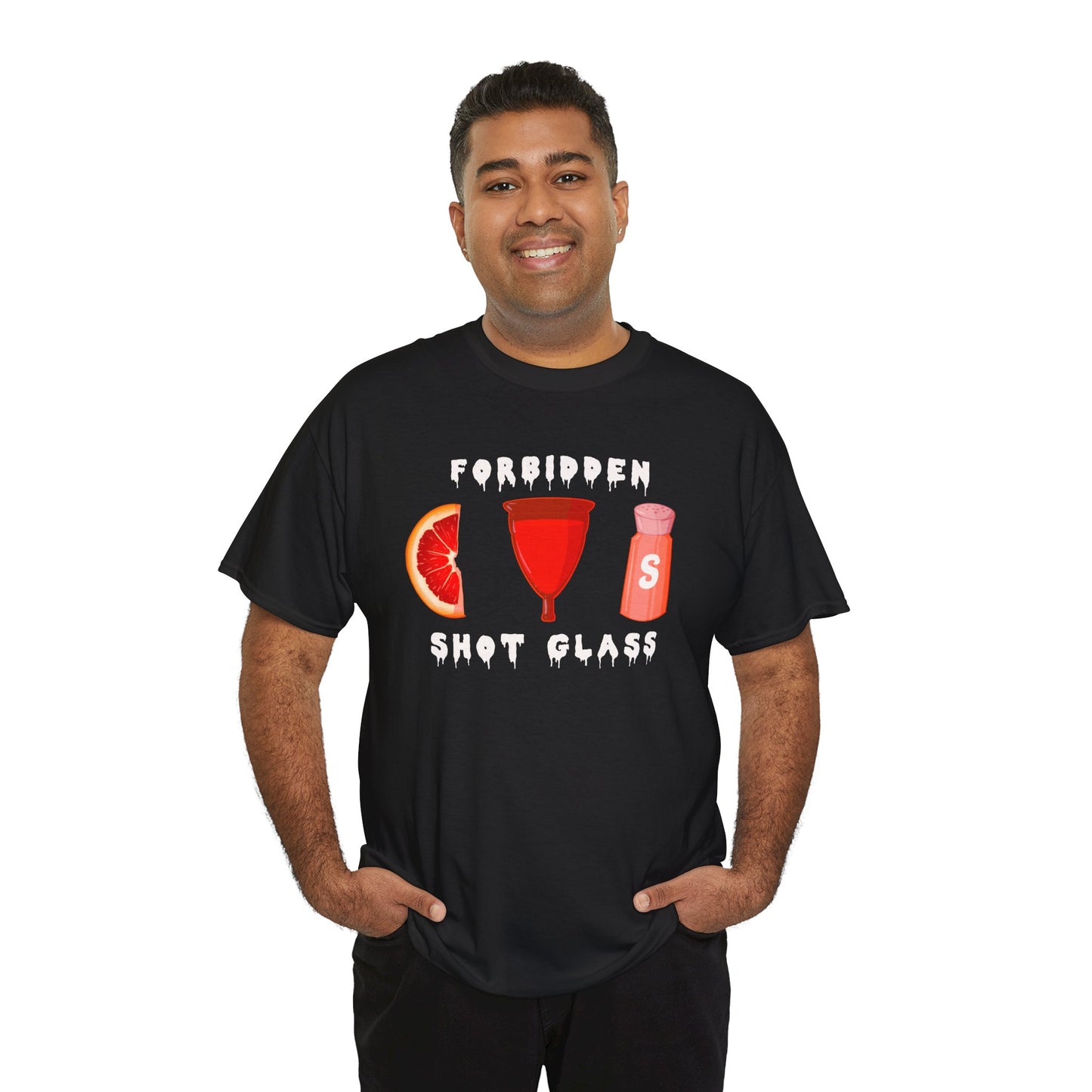 Forbidden Shot Glass Unisex Heavy Cotton Tee