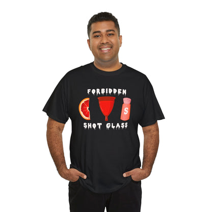 Forbidden Shot Glass Unisex Heavy Cotton Tee