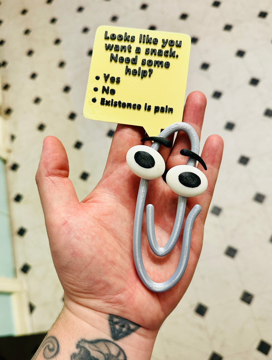 Classic Paper Clip 3D Printed Fridge Magnet