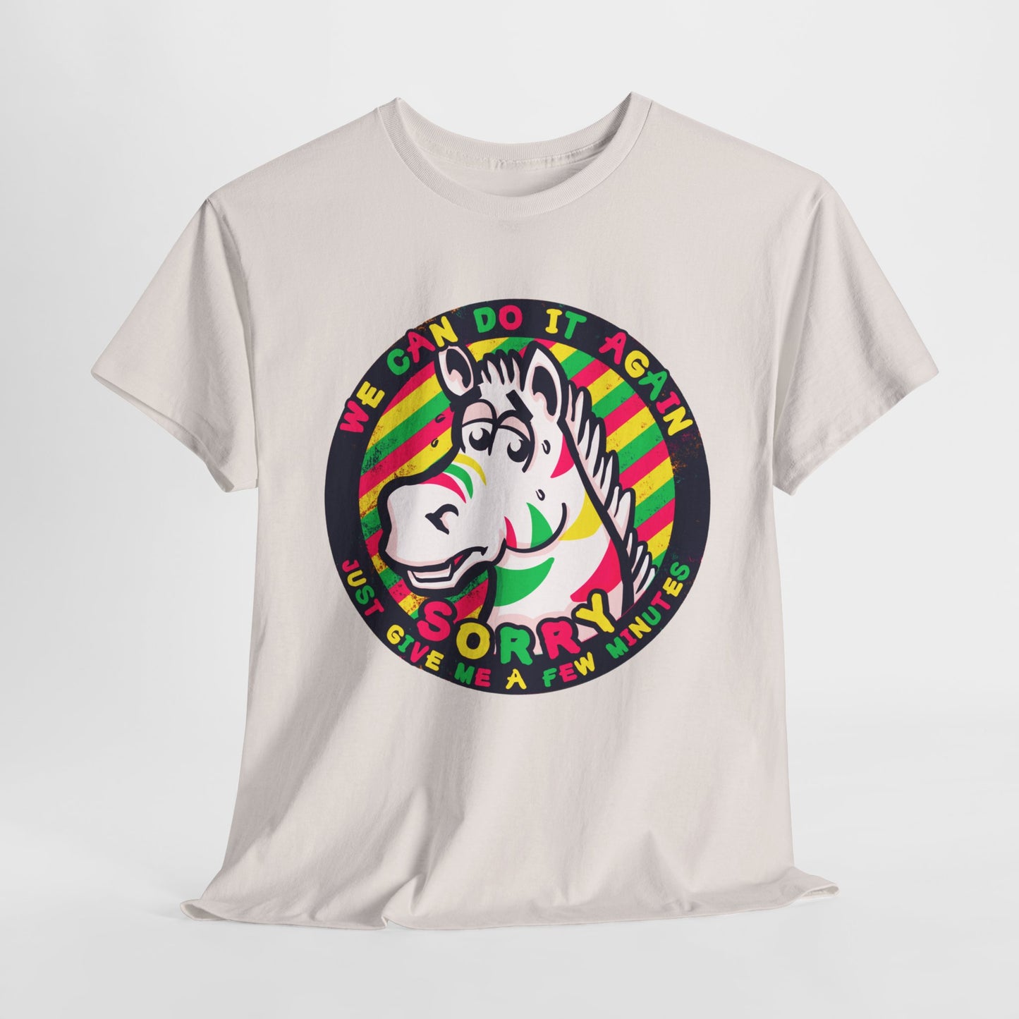 Premature Zebra Unisex Heavy Cotton Tee