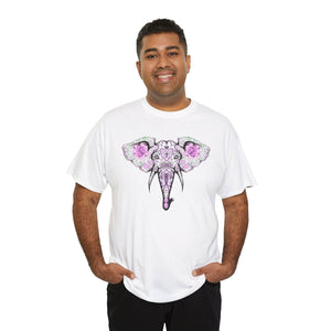 Sugar Skull Elephant Unisex Heavy Cotton Tee