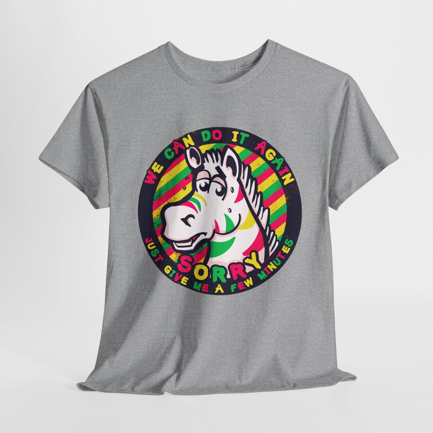 Premature Zebra Unisex Heavy Cotton Tee