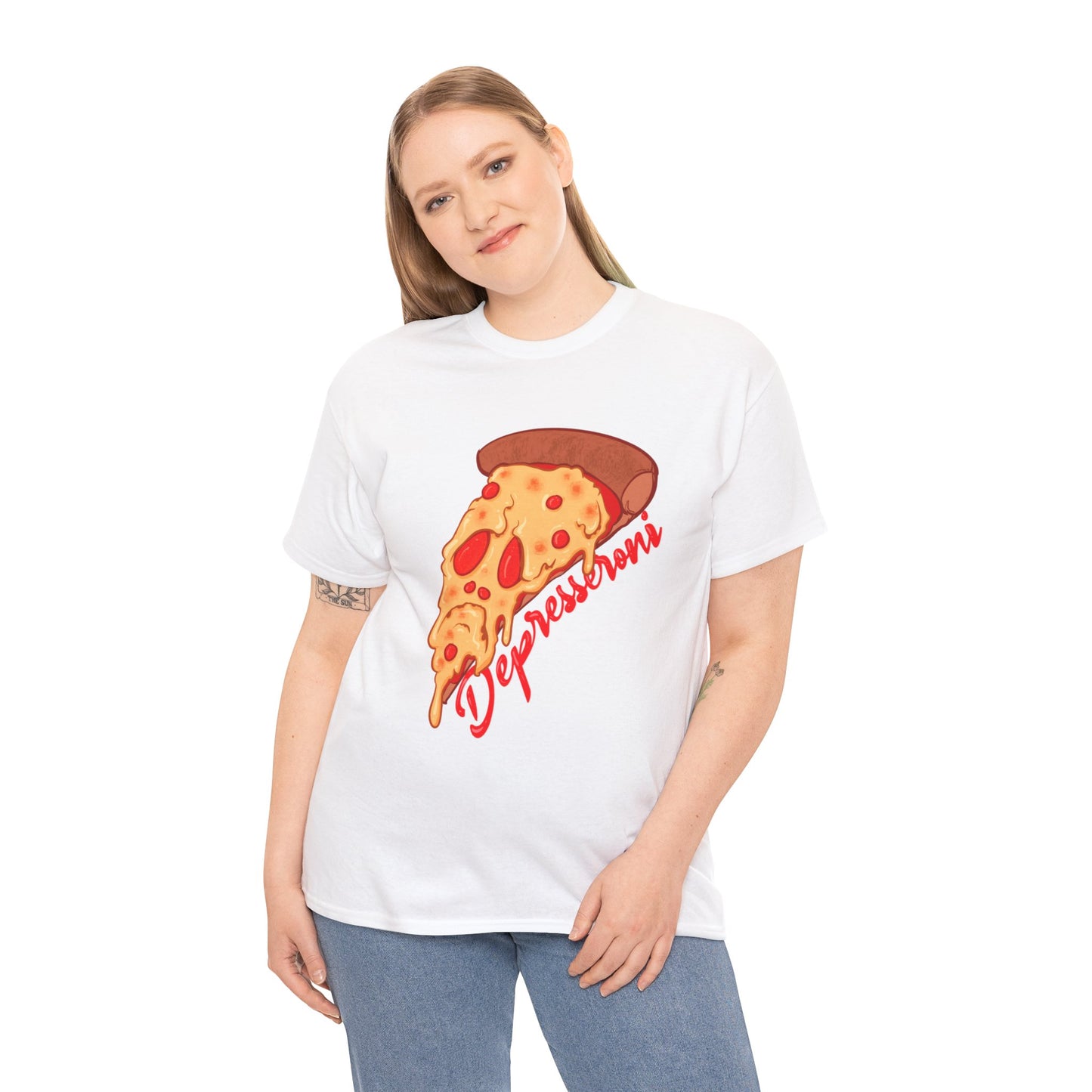 Depresseroni Unisex Heavy Cotton Tee