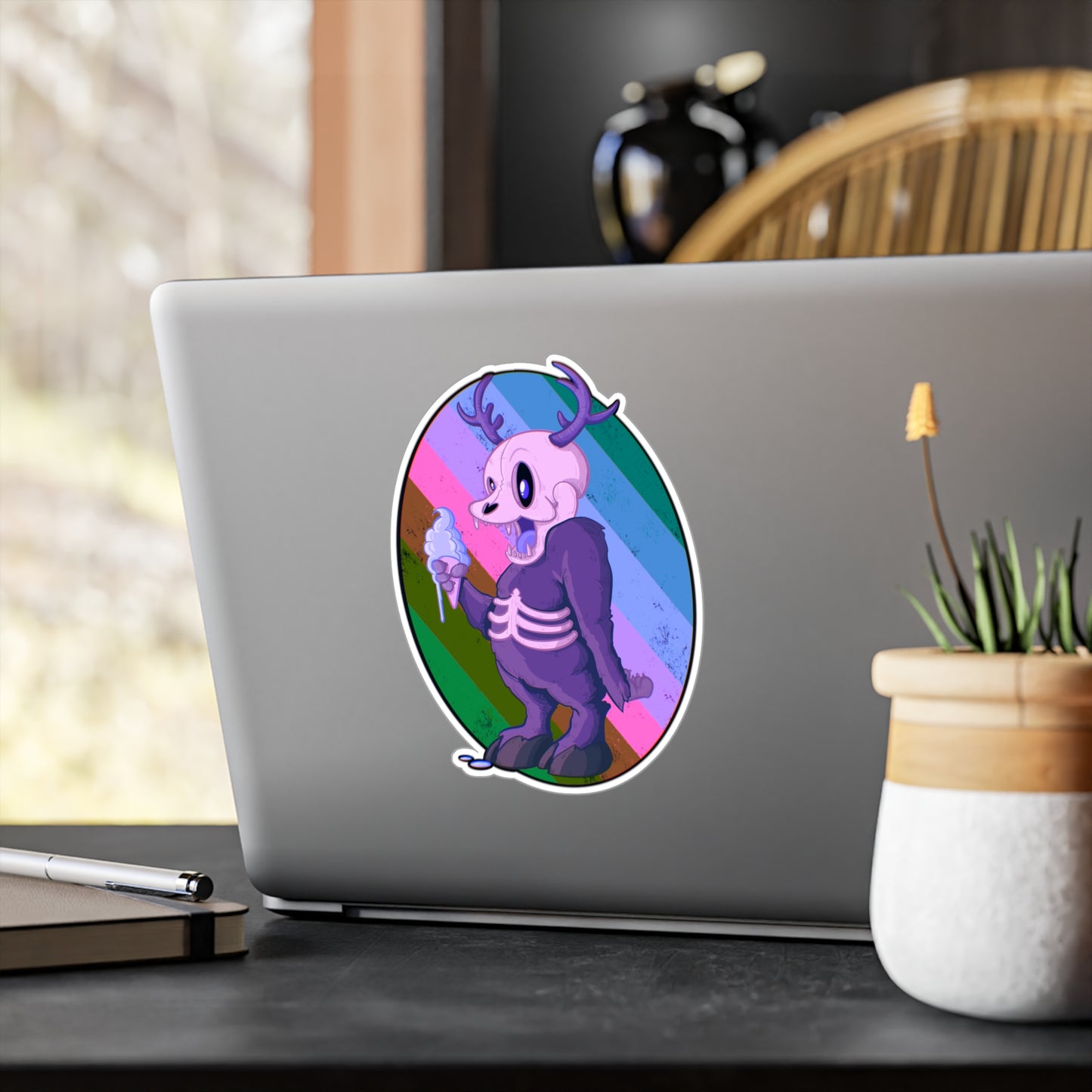 Monster Ice Cream Kiss-Cut Vinyl Decal